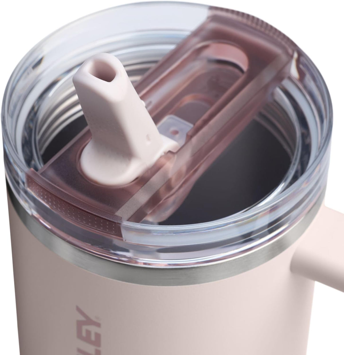 STANLEY Quencher ProTour 30 oz Tumbler - Leakproof Lid, Built-in Straw & Handle | BPA-Free Rose Quartz