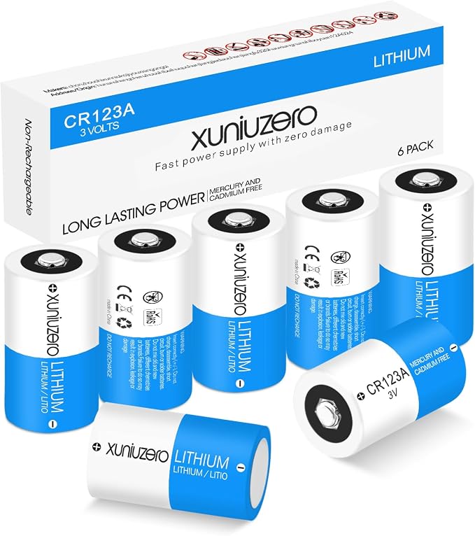 CR123A 3V Batteries Photo Non-Rechargeable Lithium Battery 3 Volt 123 Lithium