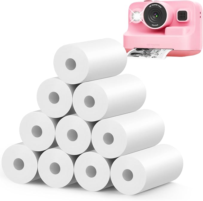 MIARALA 10 Rolls Instant Camera Refill Print Paper, HD Print Camera Paper Refill