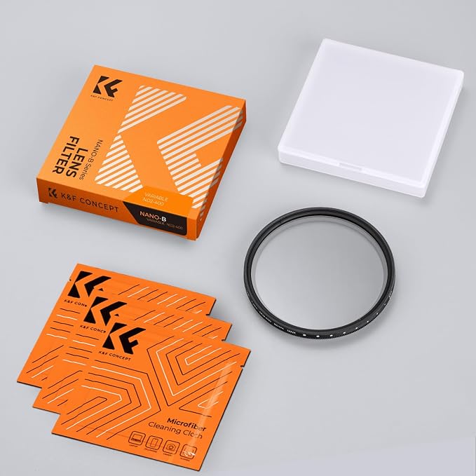 K&F CONCEPT 82mm Variable ND2-ND400 ND Lens Filter