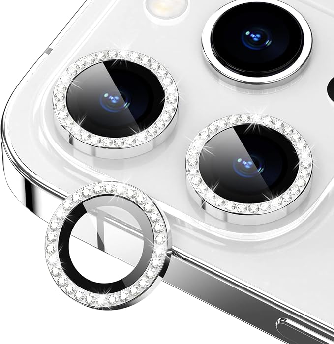 for iPhone 14 Pro/14 Pro Max Camera Lens Protector Bling, 9H Hardness