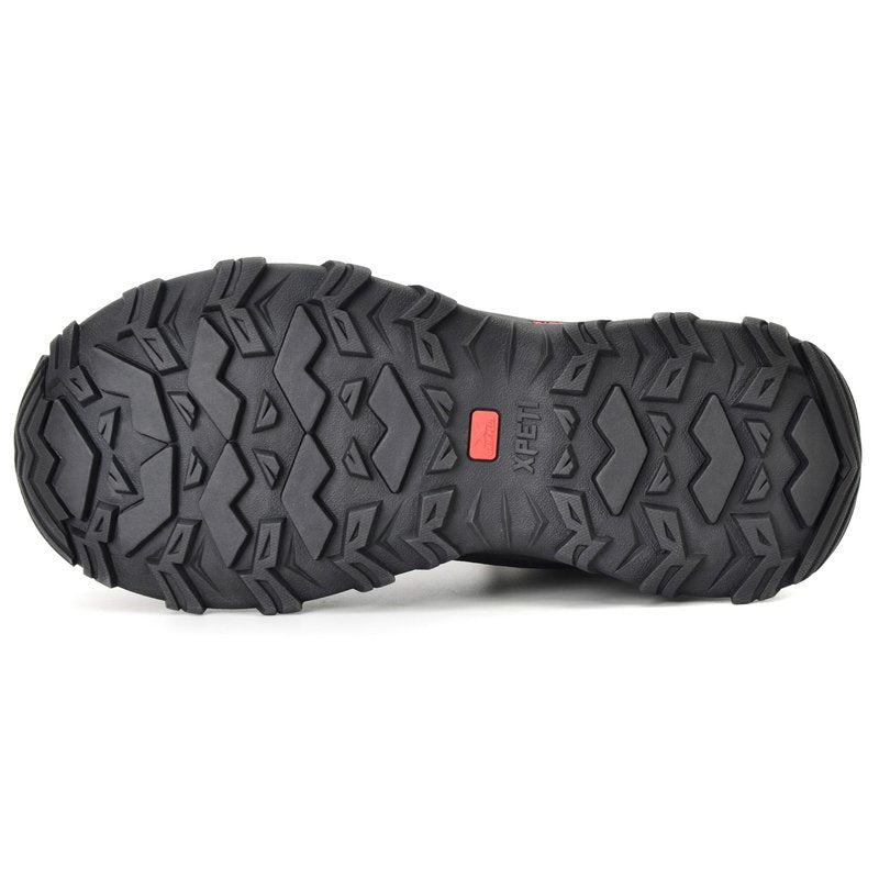 XPETI Mens Hiking Boots Waterproof Slip on Hikers for Men Outdoor Winter Camping Shoes Zipper Black Size 11