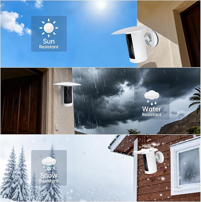 Haoyou Rain Cover for Ring Outdoor Cam Plus and Ring Stick Up Cam, Protects