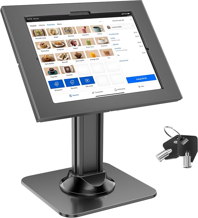 AboveTEK Anti-Theft iPad Kiosk Stand – POS iPad Security Mount