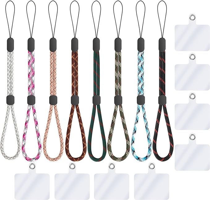 FrgKbTm Hand Wrist Strap Lanyard, Adjustable Nylon Colorful