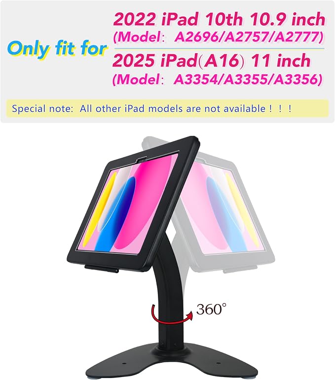 Desktop Anti-Theft Kiosk Stand POS Stand