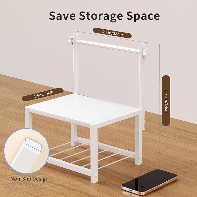 Label Holder for Rolls and Fan-Fold Labels, Sturdy Thermal Sticker Holder for