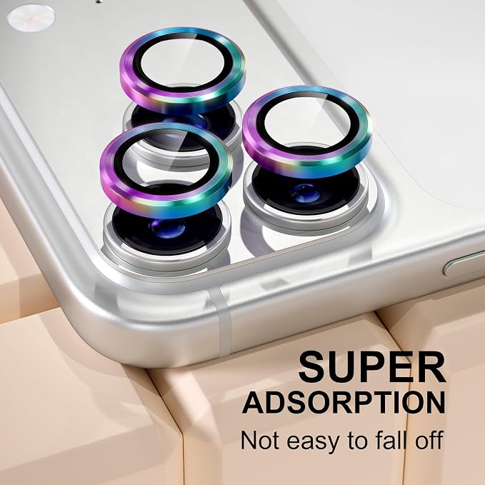Misea Compatible for iPhone 17 Pro/iPhone 17 Pro Max Camera Lens Protector