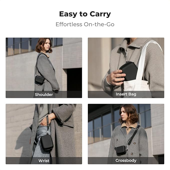 K&F CONCEPT Carrying Case for Digital Camera, Small Hard Shell Protective Case