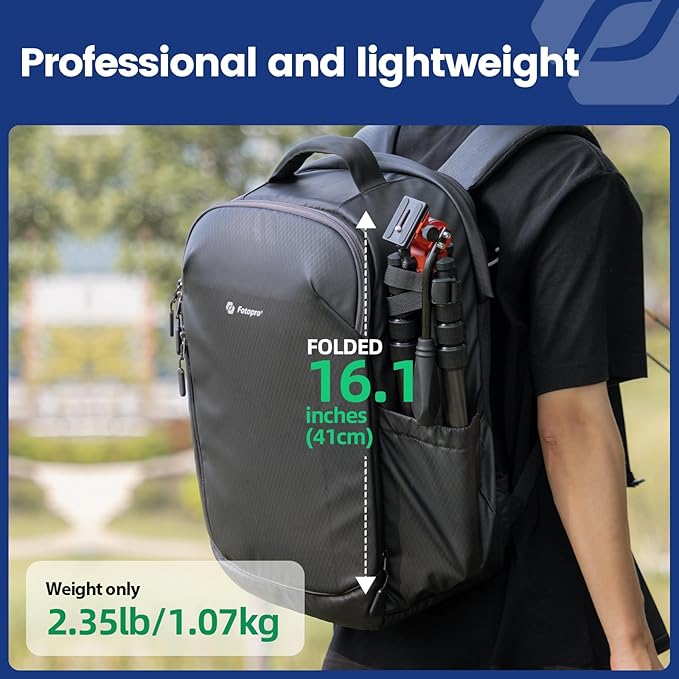 Fotopro 59" Carbon Fiber Travel Tripod