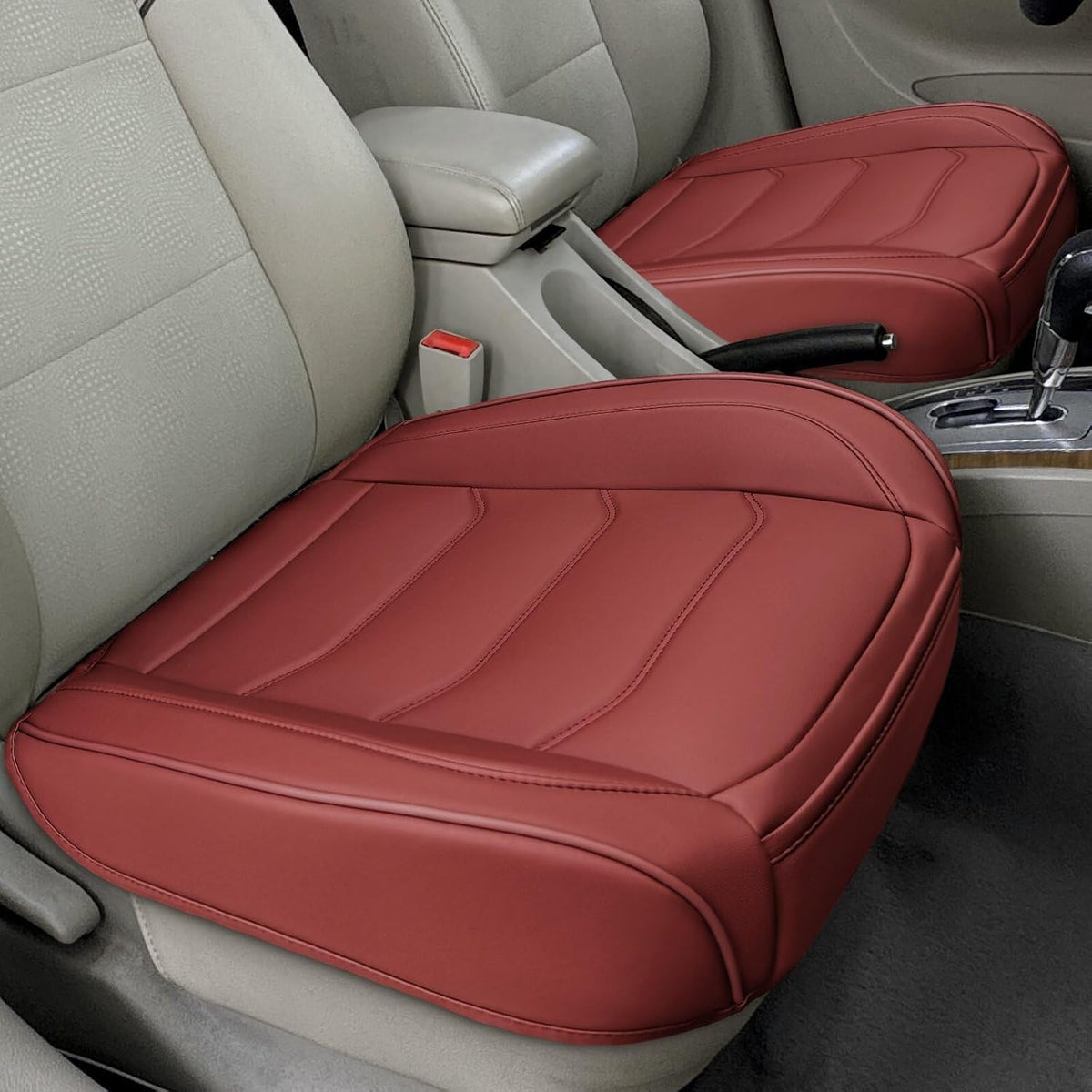 BOPUOVRE Car Seat Cover for Luxury & Comfort PU Leather