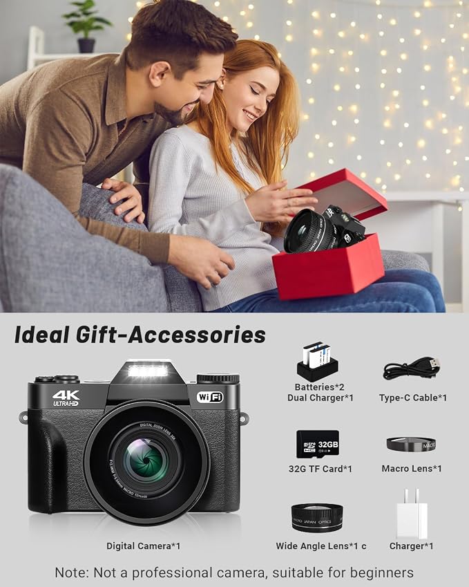 2026 Upgrade VJIANGER Digital Camera
