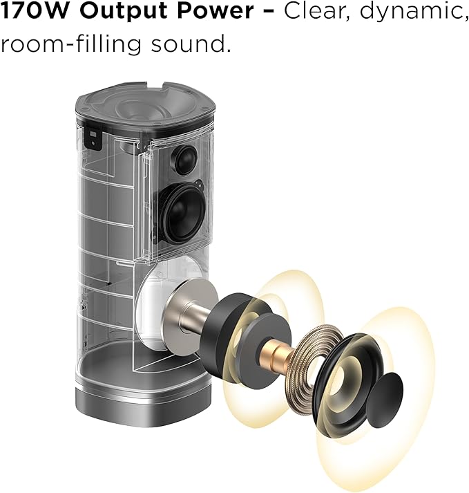 TCL Z100 Wireless Immersive 3D Home Theater Speaker QM6K, QM7K, QM8K, QM9K & X11L | Dolby Atmos Smart Auto Calibration | Flexible Placement & Modern Design | Latest Model