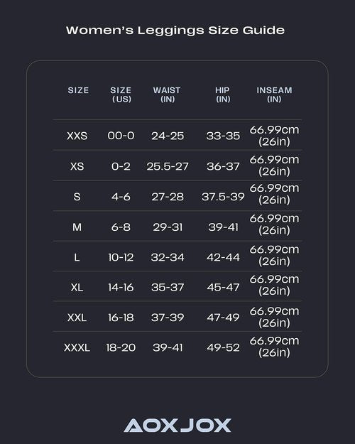 Aoxjox Seamless Workout Leggings for Women - High Waisted Smile Contour Yoga Pants | 26" Length