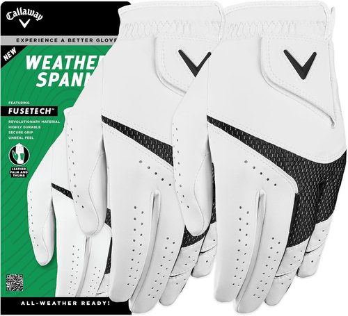 Callaway Golf Weather Spann Glove - Premium Grip & Comfort | Ideal for All Weather Conditions