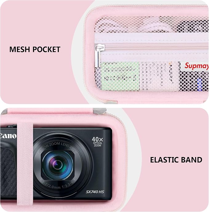 Hard Carrying Case for Canon PowerShot SX740 HS/ SX730 HS/ SX720 HS/ SX620 HS/