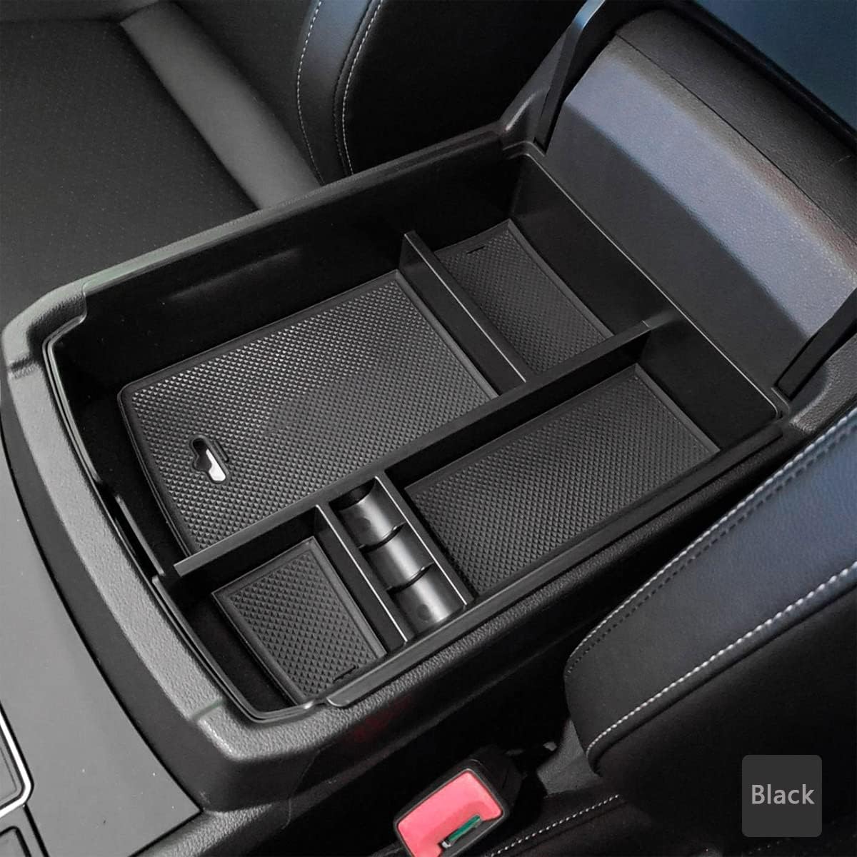 Center Console Organizer Tray for VW Atlas Accessories 2018-2023, Black