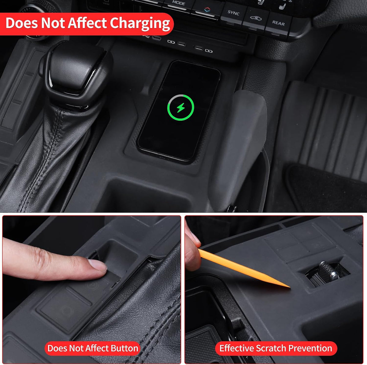 Central Control Silicone Storage Box for 2024-2027 Toyota Land Cruiser 250