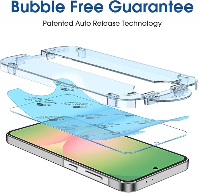 amFilm Auto-Alignment OneTouch for Samsung Galaxy A56 5G 6.7" Screen Protector