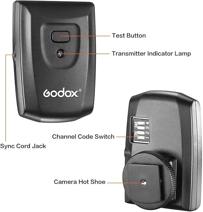 Godox CT-16 Wireless Radio Flash Trigger Receiver Kit, 16 Channel 433MHz