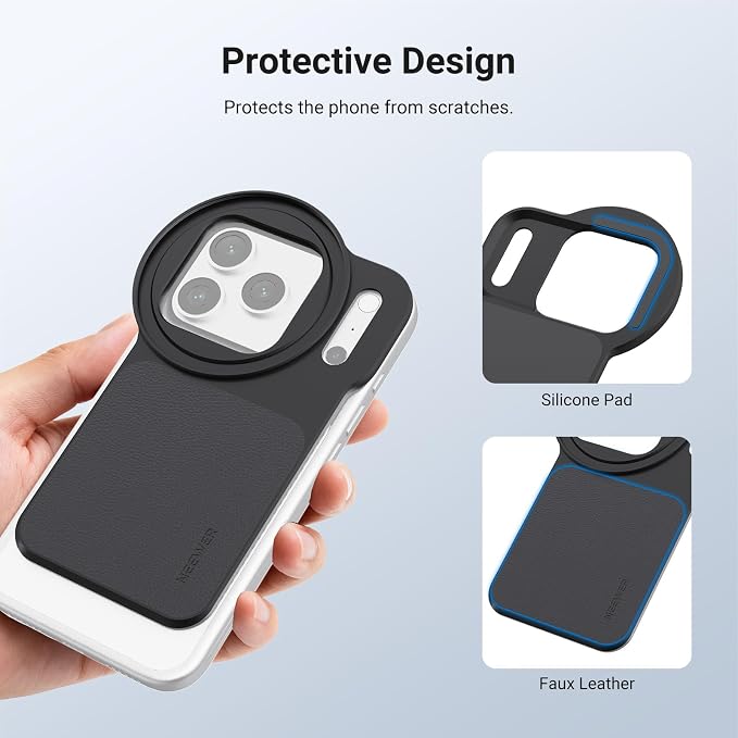NEEWER 6.9" Magnetic Phone Lens Filter Mount Adapter Backplate Accessories &
