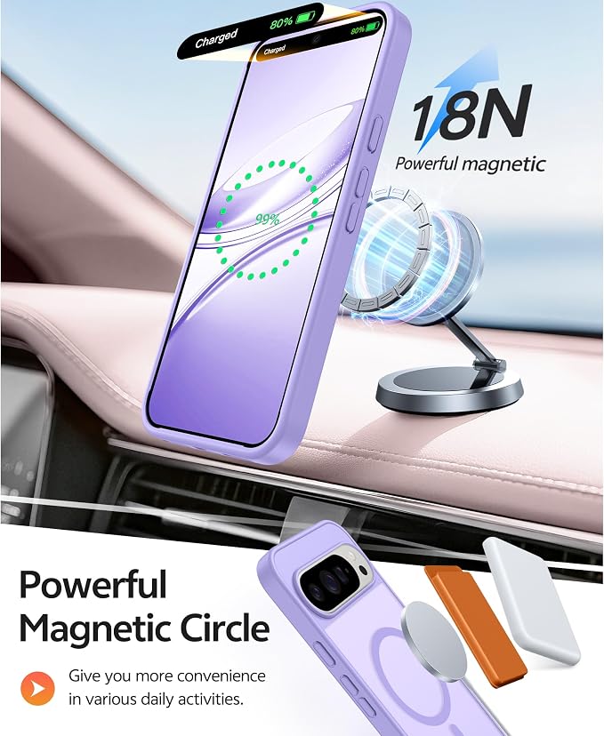 FNTCASE for Google Pixel 10 Pro Case: for Pixel 10 Case Translucent Matte Cases