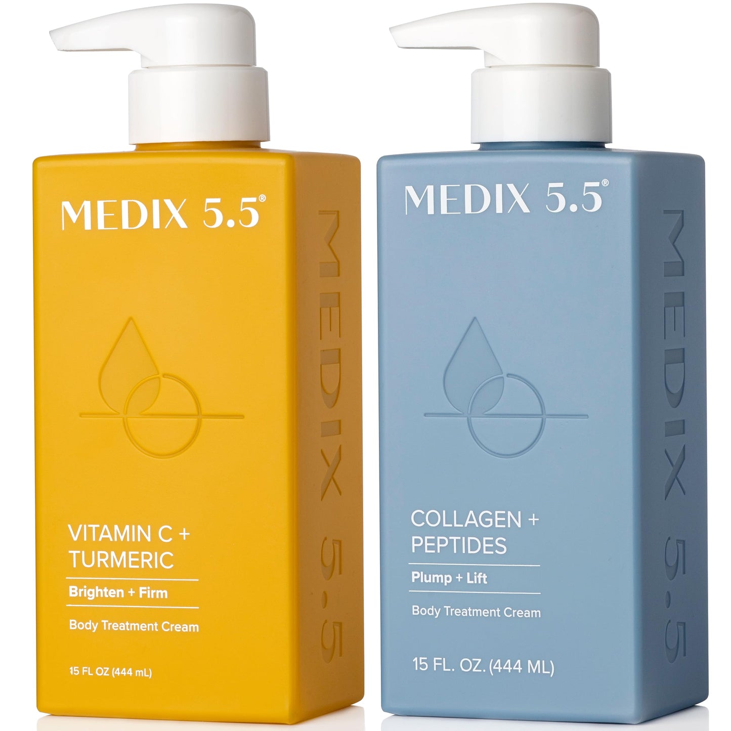Medix 5.5 Vitamin C Lotion + Collagen Cream Anti Aging Moisturizer Skin Care Set, Collagen Lotion Targets Wrinkles, Sagging Skin