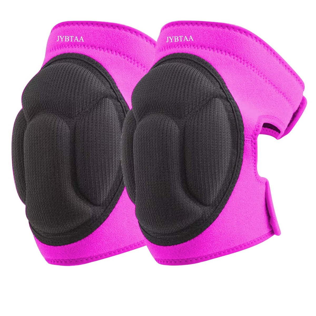 Skiennix Women’s Knee Pads - Soft Inner Liner & Adjustable Fit for Gardening & Cleaning - Pink, Large (1 Pair)