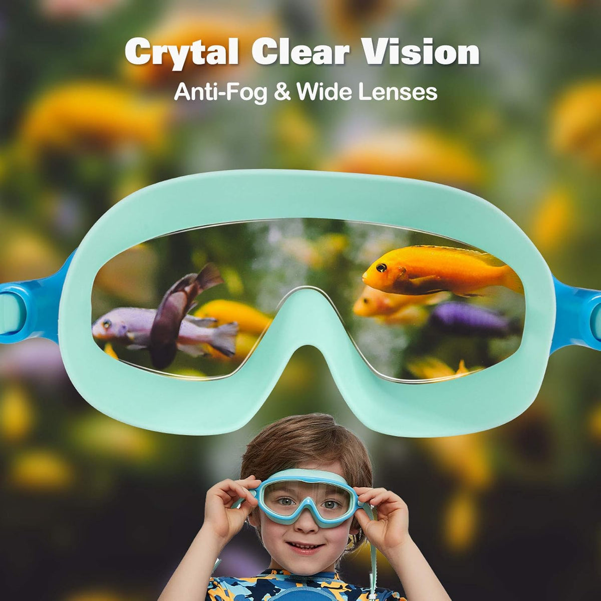 Skiennix Kids Swimming Goggles - Anti-Fog, UV Protection, Watertight Design | 2-Pack for Ages 3-15