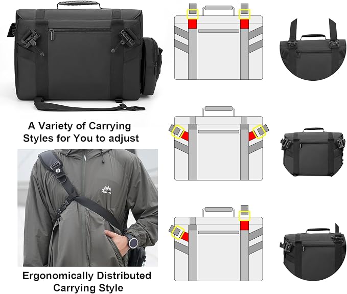 Cwatcun Camera Sling Bag, Waterproof Multifunction Photography Tactica Camera