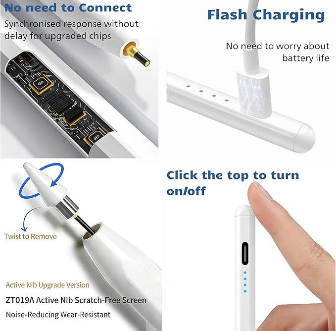 Stylus Pen for Samsung Galaxy Tab A11 / A11+, A9 / A9+, A7 Lite, Active