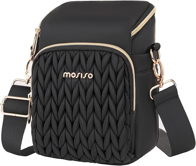 MOSISO Camera Bag, Small Dual Access Crossbody Shoulder Bag