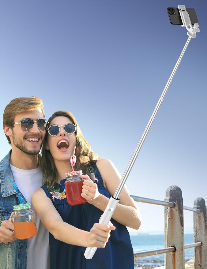 71" Selfie Stick, Smartphone Tripod Stand All-in-1