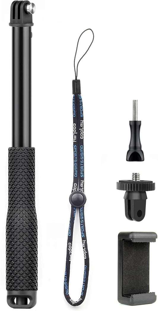 GEPULY Waterproof Selfie Stick for GoPro/DJI/Insta360/AKASO Action Cameras |