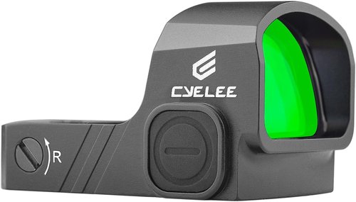 Cyelee Micro Green Dot Sight - 3MOA Reflex Sight for RMS/RMSc/407k/507k Footprint | Motion Activated