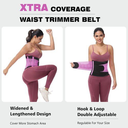 KOOCHY Waist Trainer - Adjustable Sweat Band for Tummy Control & Weight Loss | Unisex Fitness Belt
