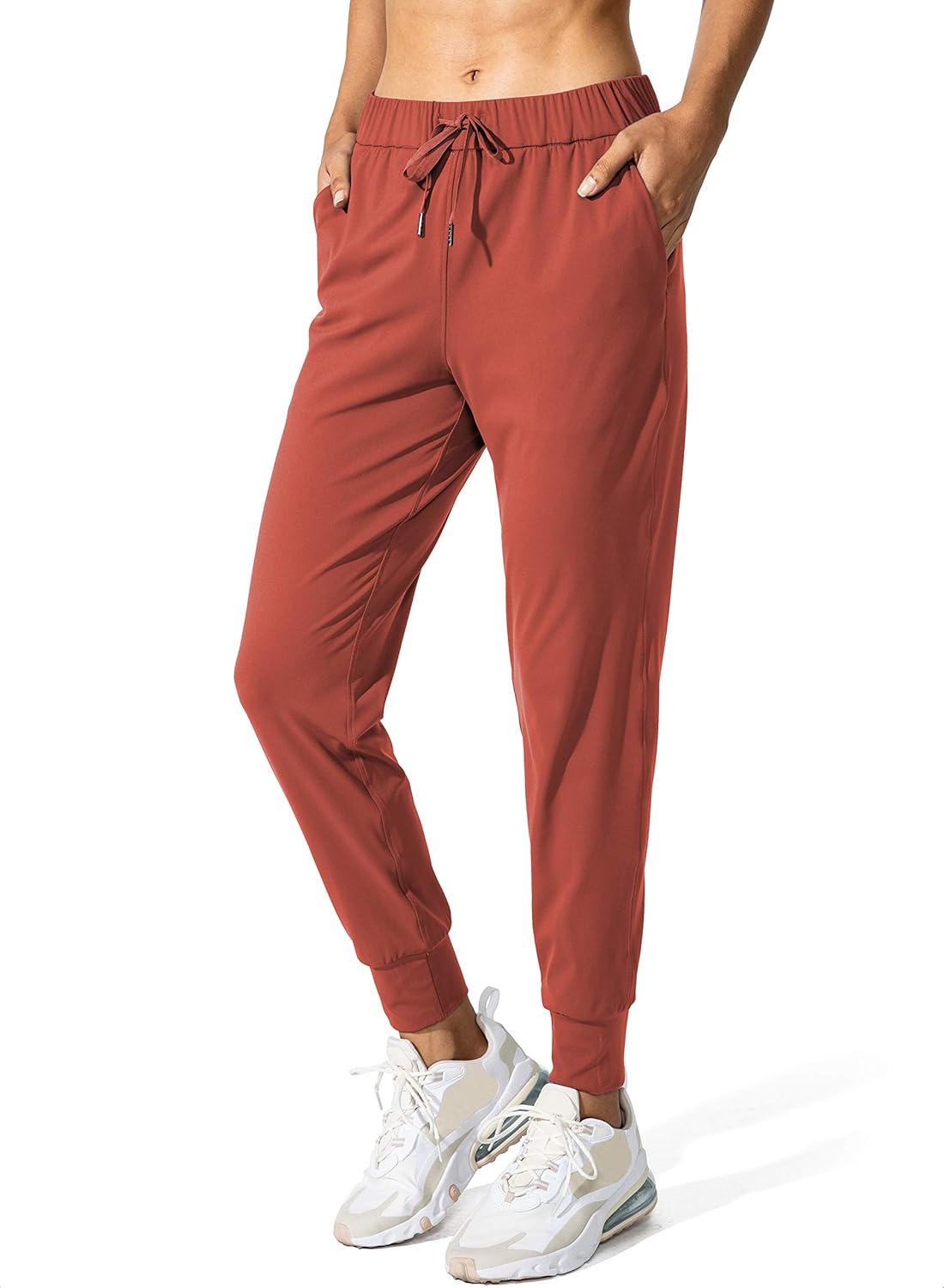 SANTINY Women's Jogger Pants - Comfortable Drawstring Sweatpants with Pockets for Lounge & Workout