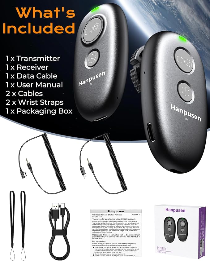 for Sony Camera Rechargeable Remote Shutter Release