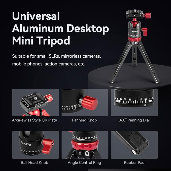 SmallRig Tripod for iPhone Desktop Mini Tripod