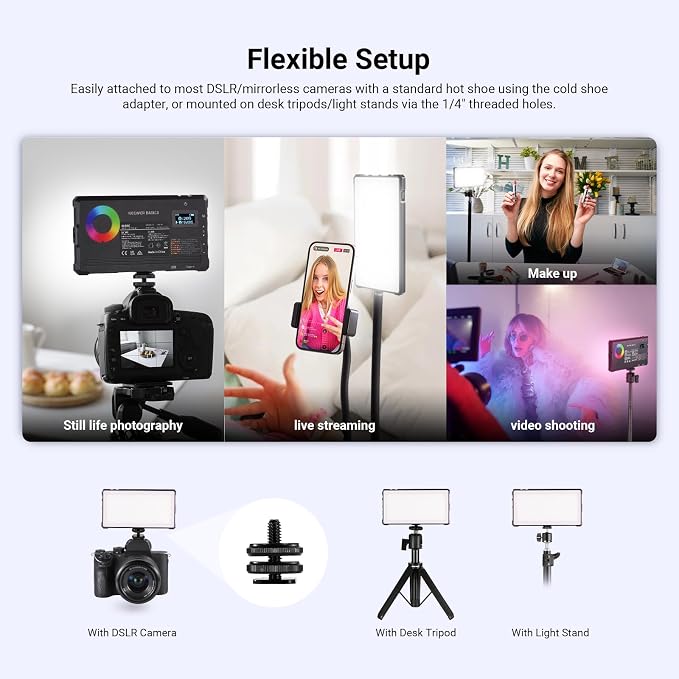 NEEWER Basics Full RGB Camera Video Light