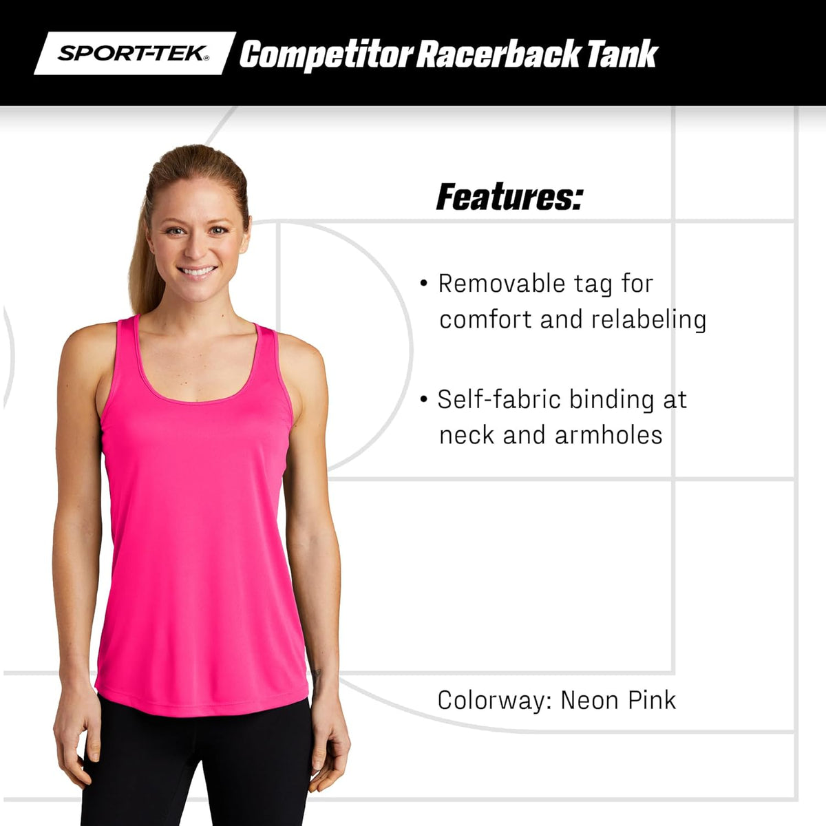 Sport-Tek Women's Racerback Tank - PosiCharge Fabric for Enhanced Performance | Lightweight & Comfortable
