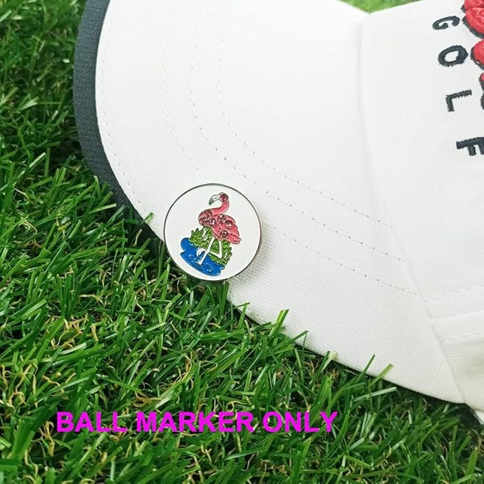 Golf Ball Markers Assorted Patterns Value Pack of 12 Golf Gifts, Golf Cap Clips and Divot Repair Tools Partner Accessories Sets for Men Women Golfer
