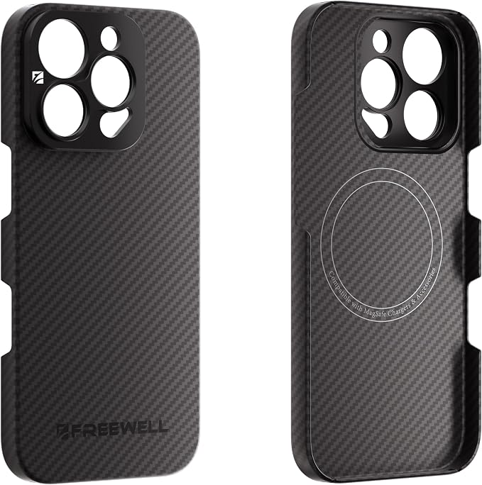 FREEWELL Pro Filmmaker Case for iPhone 16 Pro Max - 17mm Lens & Magnetic Filter