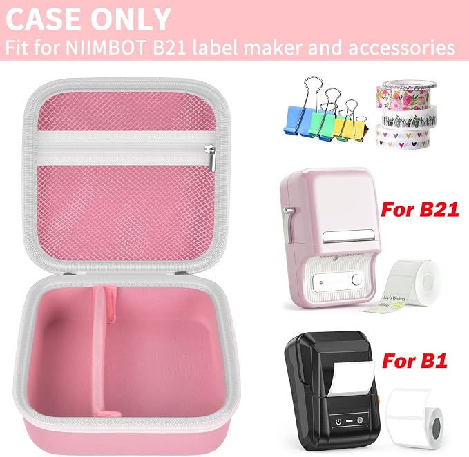 ALKOO Case Compatible with NIIMBOT B21 / Pro / B1 Label Maker Wireless Thermal