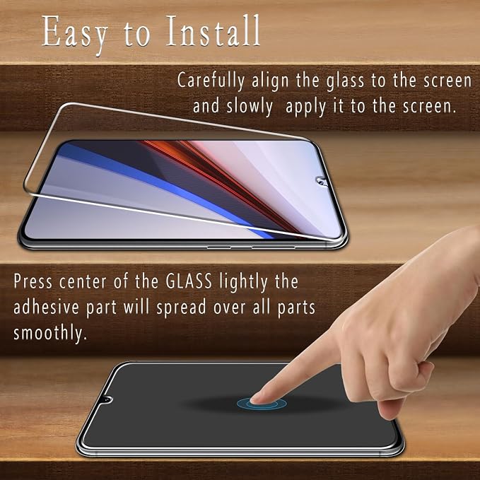 2 Pack Screen Protector for Samsung Galaxy S23 Tempered Glass