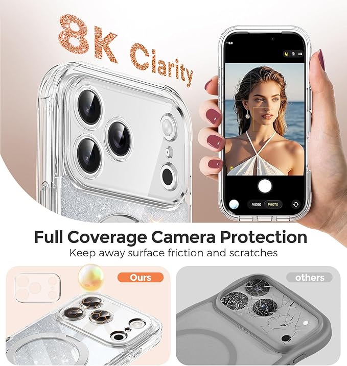 Twinkle Design Privacy Case for iPhone 17 Pro Max