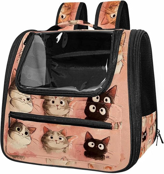 Cute Cats (3) Pet Carrier Soft Sided Carrier for Small Medium Cats Dogs