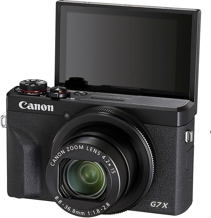 Canon PowerShot G7 X Mark III Digital Camera+2x64GB Memory Card+Camera Shoulder