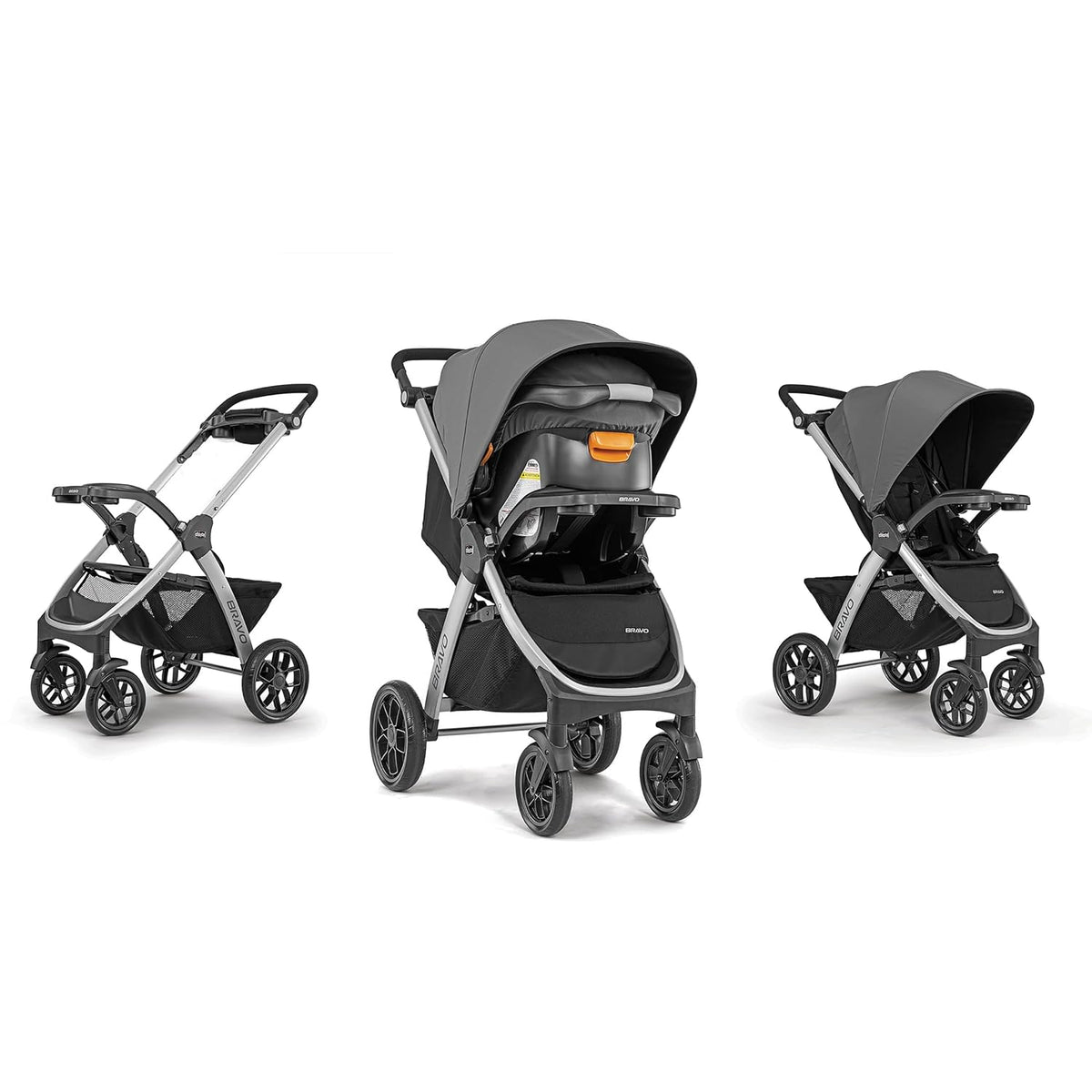 Chicco Bravo 3-in-1 Travel System w/KeyFit 30 Infant Car Seat & Base