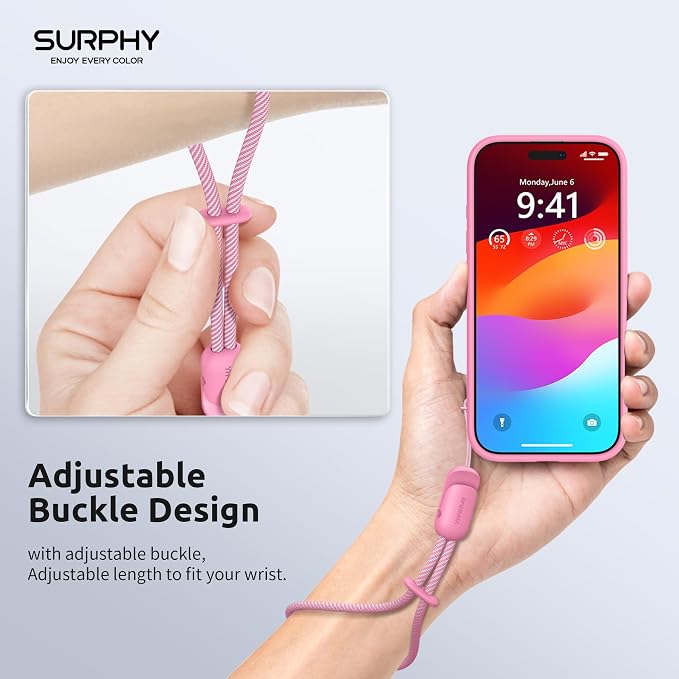 SURPHY 2 Pack Phone Lanyard for Cellphone Case, Phone Wrist Strap for Case
